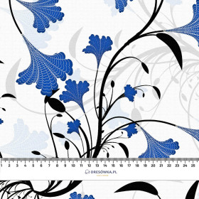 BLÄTTER Ms. 4 (classic blue) - Viskose Webware