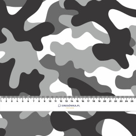 50cm CAMOUFLAGE GRAU - Baumwoll Webware
