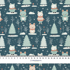 WATERCOLOR WINTER M. 5 - Baumwoll Webware