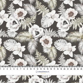 WHITE FLOWERS Ms. 2 - leichte Maschenware angeraut