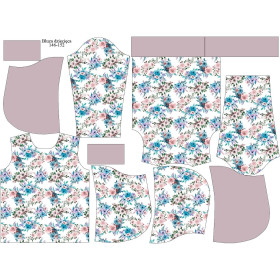 KINDER HOODIE (ALEX) - BLUMENSTRAUß Ms 9 (KÜRBISGARTEN) - Nähset