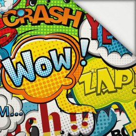 COMICS - leichte Maschenware angeraut