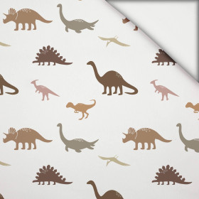 BRAUNE DINOSAURIER M. 2 - leichte Maschenware angeraut