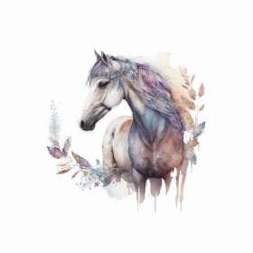 WATERCOLOR HORSE - Paneel (60cm x 50cm)