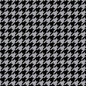 SCHWARZER HAHNENTRITT / grau - Single Jersey