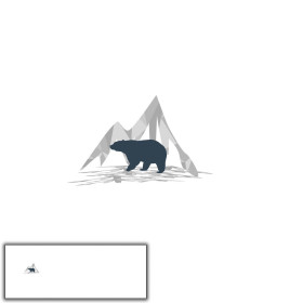 BÄR (ADVENTURE) - panoramisches Paneel (60 x 155cm)