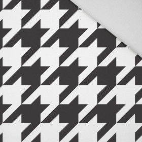 SCHWARZER HAHNENTRITT (groß) / WEIẞ - HOME DECOR PREMIUM Webware