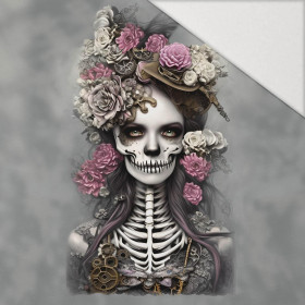 GOTHIC GIRL - Paneel (60cm x 50cm) Hydrophober angerauter Wintersweat