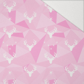 HIRSCHE (Adventure) / rosa - Hydrophober angerauter Wintersweat
