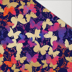 SCHMETTERLINGE / bunt - Hydrophober angerauter Wintersweat
