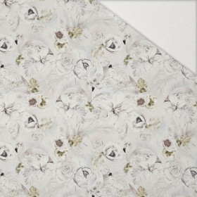 WHITE FLOWERS Ms. 1 - Hydrophober angerauter Wintersweat