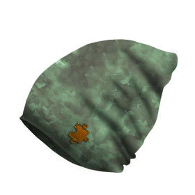 "Beanie" Mütze - CAMOUFLAGE m. 2 / olive / Größe nach Wahl