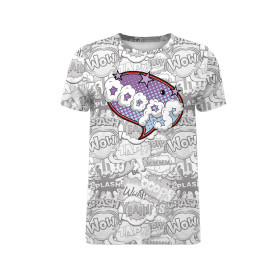 HERREN T-SHIRT - COMICS / ooops (violet - rot) - Single Jersey  