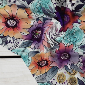 AQUARELL BLUMEN Ms. 6 - Krepp