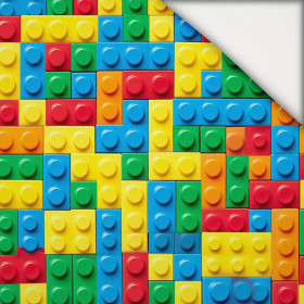COLORFUL BLOCKS M. 1 - leichte Maschenware angeraut