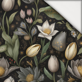 SPRING FLOWERS M. 1 - leichte Maschenware angeraut