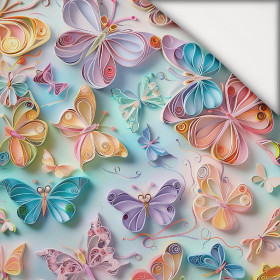 PAPER BUTTERFLIES - leichte Maschenware angeraut