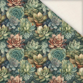 SUCCULENT PLANTS MS. 8 - Leinen 100%