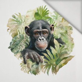 WATERCOLOR MONKEY - Paneel (75cm x 80cm) Lycra 300g