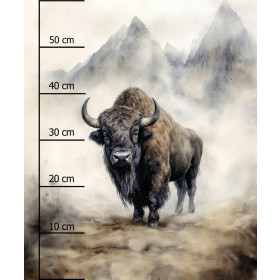 BISON - Paneel (60cm x 50cm) Wintersweat angeraut mit Elastan ITY