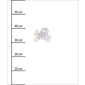 GEMALTER TRICERATOPS - Paneel (60cm x 50cm) Sommersweat