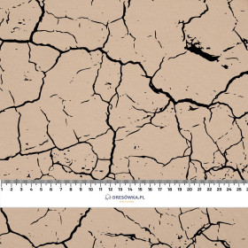 VERBRANNTE ERDE (schwarz) / beige