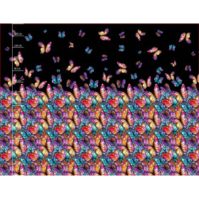 SCHMETTERLINGE / GLASMALEREI - Kleid-Panel