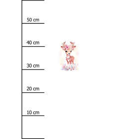 BABY DEER - Paneel (60cm x 50cm)  Baumwoll Webware