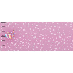 SOCKEN / SCHNEEFLOCKEN (WEIHNACHTSRENTIERE) - panoramisches Paneel (60 x 155cm)