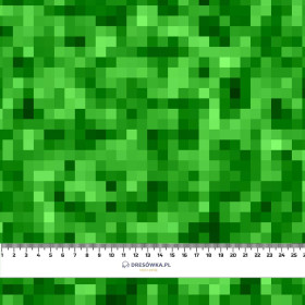 PIXEL MS.2 / grün - leichte Maschenware angeraut