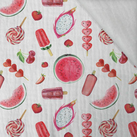 WASSERMELONEN MIX - Baumwoll Musselin