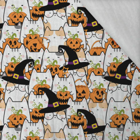 HALLOWEEN CATS M. 1 - Baumwoll Musselin