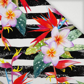 BLUMEN AUF DER ZEBRA - Webware für Tischdecken