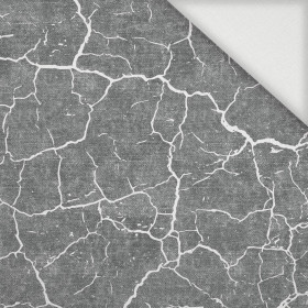 VERBRANNTE ERDE (weiß) / ACID WASH (grau) - Webware für Tischdecken