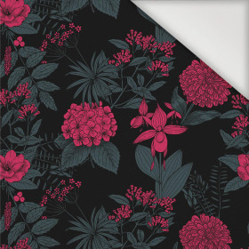 BLUMEN / viva magenta - Nylonstoff PUMI