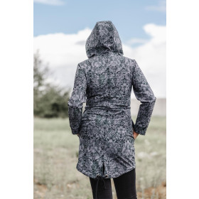 DAMENPARKA (ANNA) - ZAUBER DAMASCO m. 1 (ZAUBERSCHULE) / grau - Nähset