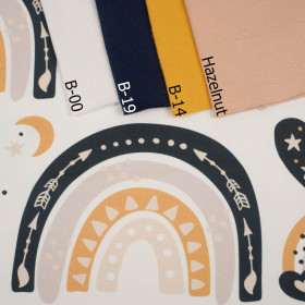 VALENTINESTAG-REGENBOGEN M. 3 / weiß (REGENBOGEN UND HERZEN) - Sommersweat