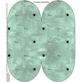 "Beanie" Mütze - PRINCESS (minimal) / CAMOUFLAGE m. 2 (modern mint) 48-50