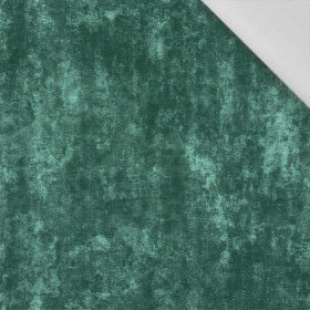 GRUNGE (flaschengrün) - Baumwoll Webware