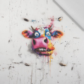 CRAZY COW - Paneel (60cm x 50cm)  Baumwoll Webware