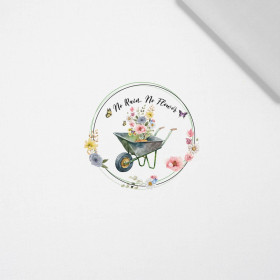 NO RAIN NO FLOWER - Paneel (60cm x 50cm)  Baumwoll Webware