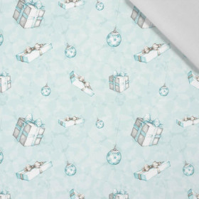 GESCHENKE UND WEIHNACHTSKUGELN (MAGISCHER WEIHNACHTSWALD) - Baumwoll Webware
