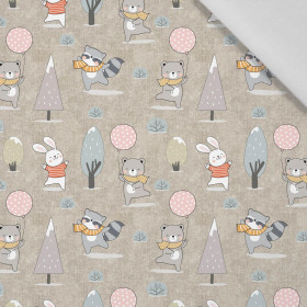 WINTERPARTY MS. 2 (WINTERSPIEL) / ACID WASH BEIGE - Baumwoll Webware