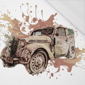 VINTAGE CAR M. 2 - Paneel (75cm x 80cm) SINGLE JERSEY PANEL