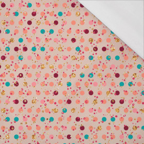 GLITTER PUNKTE (GLITTER HERBST) - bio single jerset mit Elastan Sommersweat