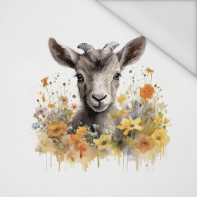 WATERCOLOR GOAT - Paneel (60cm x 50cm) Wasserabweisende Webware