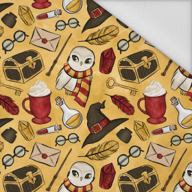 ZAUBER MIX M. 2 (ZAUBERSCHULE) / rot - Wasserabweisende Webware