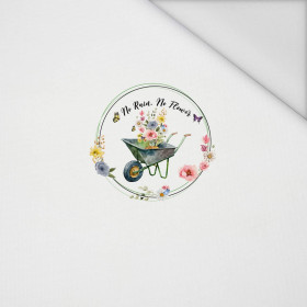 NO RAIN NO FLOWER - Paneel (60cm x 50cm) Wasserabweisende Webware