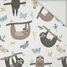 FAULTIERE / Schmeterlinge (FAULTIERE) / weiß - Viskose Jersey