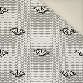 NACHTFALTER / NACHT RUF / weiß- Polster- Velours